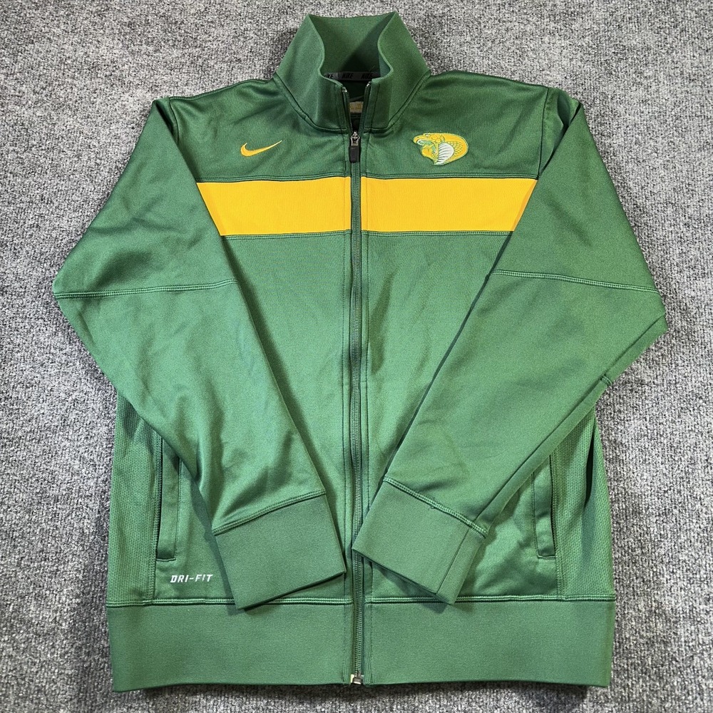 Nike Knit Swagger Jacket Small Green Parkland College Cobras Zip Track Training